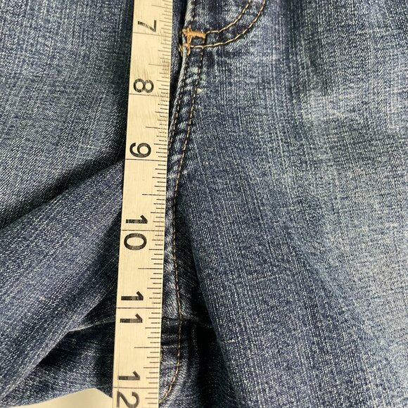 Lee The Most Comfortable Jean Straight Leg Women’s 35x30 Blue High Rise Stretch - Picture 9 of 10